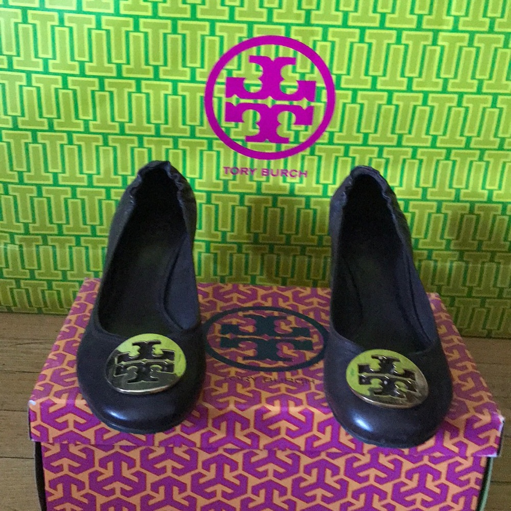 Tory Burch Brown Leather Shoes